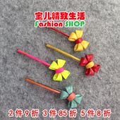 AZNAVOUR GRAIN 韩国发饰 BEAUTE 立体蝴蝶结发夹边夹一字夹