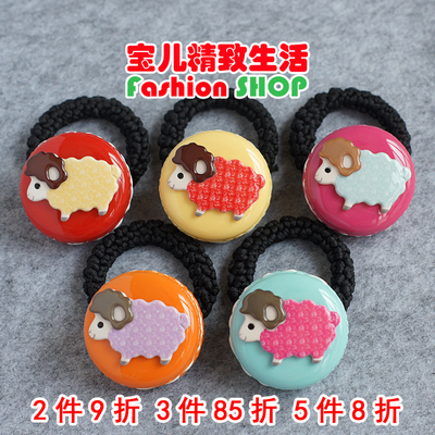 AZNAVOUR蝴蝶结小绵羊马卡龙发圈