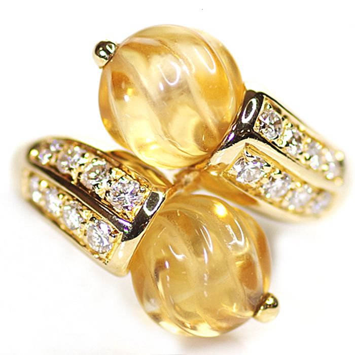 ¶þÊÖÕæÆ·BOUCHERON/±¦Ê«Áú18Kõ¹å½ð×êʯ½äָŮʿ7ºÅ