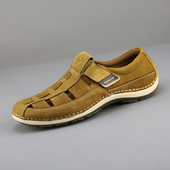 捡漏外贸原单户外休闲鞋 粗线缝制手工罗马鞋 夏季 透气真皮男凉拖鞋