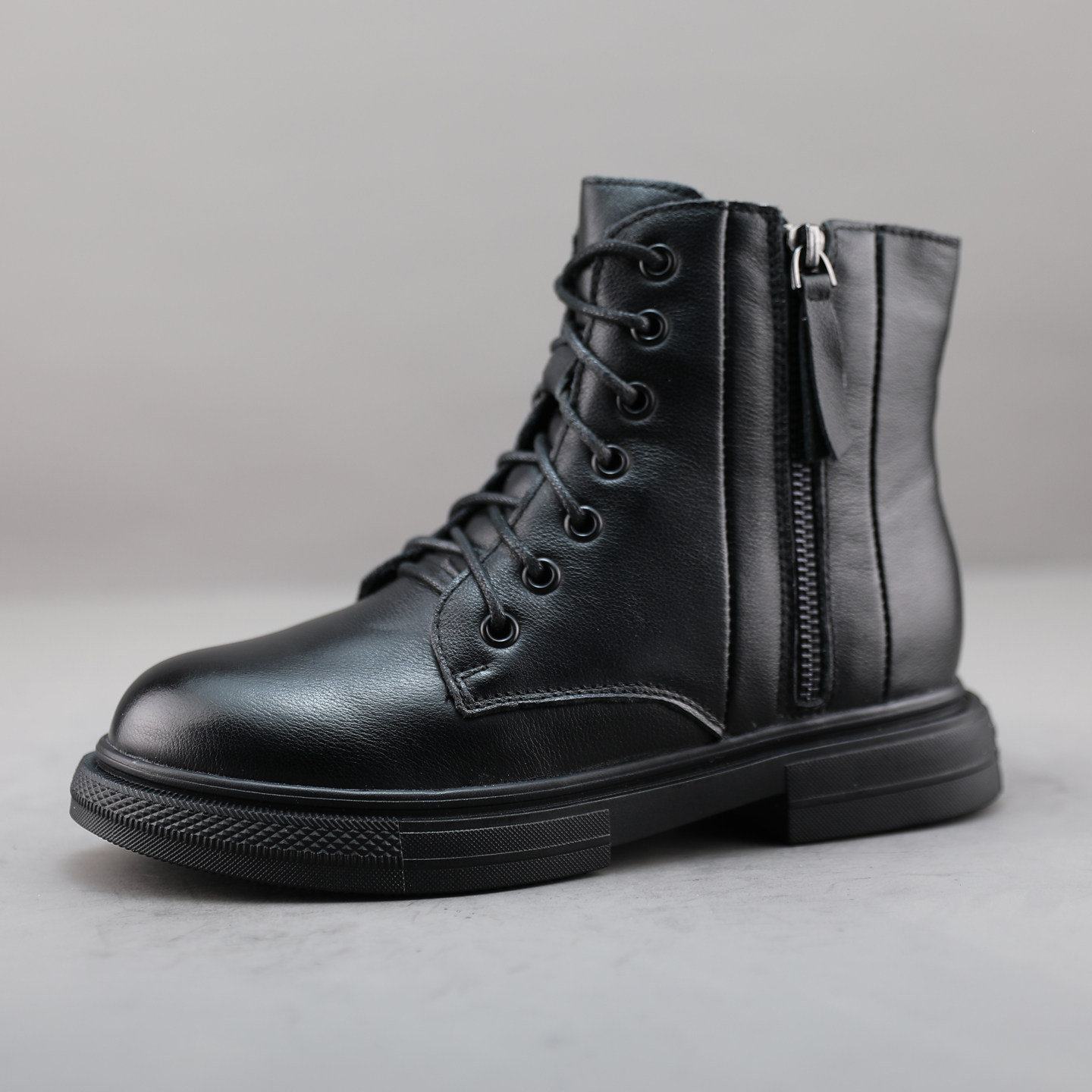 孤品仅此一双35码女鞋冬季英伦休闲皮鞋真皮头层牛皮加绒保暖棉靴,女鞋,马丁靴,淘宝优惠券,粉丝福利购,淘宝优惠卷