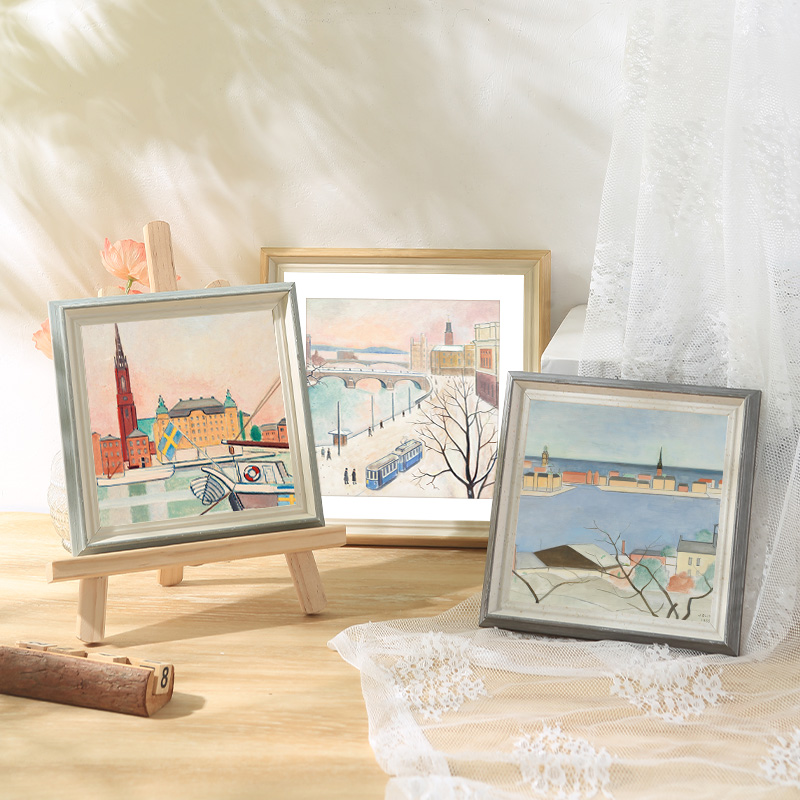 正方形高级感画框挂墙创意展示框