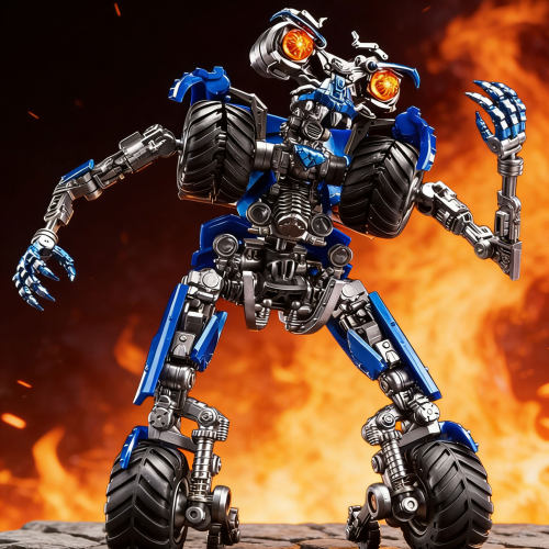 正版环球影城发光可动变形金刚