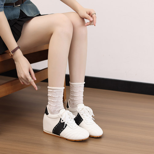 2026女款~拼色阿甘德训鞋增高7cm