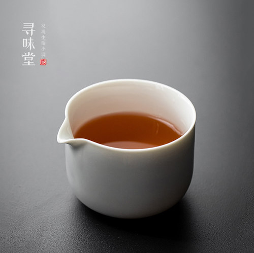 冰灰釉小圆公道杯｜无柄直口公杯茶海家用陶瓷功夫茶具分茶器匀杯 - 封面
