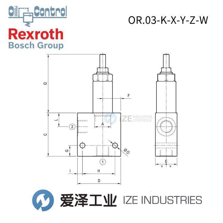 OIL CONTROL阀OR0359030320S0 R934003476