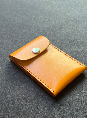 手工名片盒名片包驾驶证行驶证收纳真皮银行卡包男女便携超薄定制