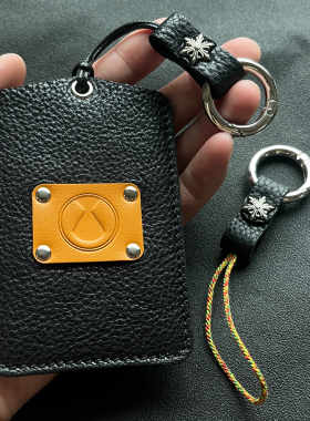 适用腾势汽车卡片钥匙套Z9GT EV DM N7 N8 N9 D9真皮皮套钥匙卡包