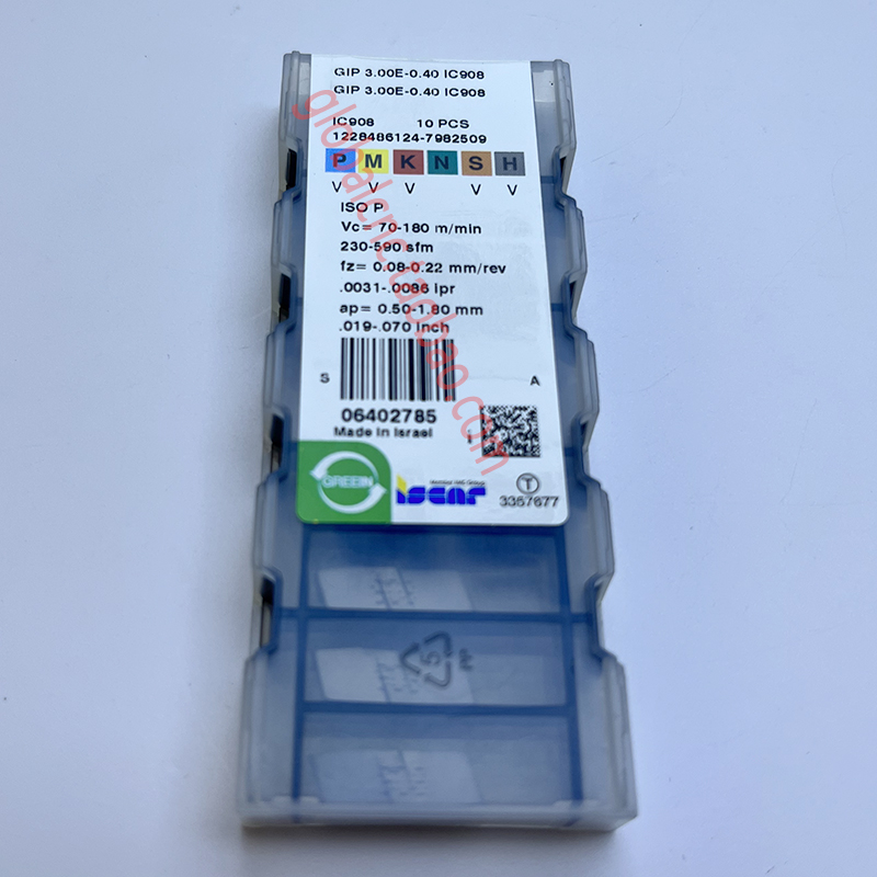 GIP 3.00E-0.40 IC908伊斯卡数控刀片正品ISCAR刀片刀粒等订购