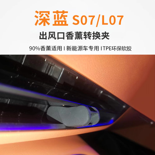 深蓝S07/L07香薰车载支架转换头