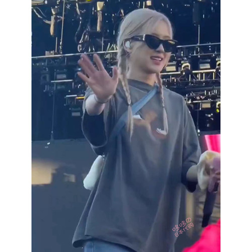 朴彩英同款夏季纯棉短袖T恤女