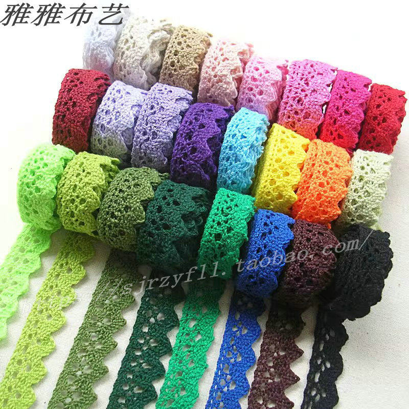 服装辅料diy手工布艺材料桌布窗帘花边彩色波浪棉线纯棉全棉花边,居家布艺,花边,淘宝优惠券,粉丝福利购,淘宝优惠卷