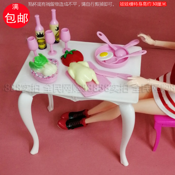 食玩迷你火鸡芭芘巴比女孩玩具