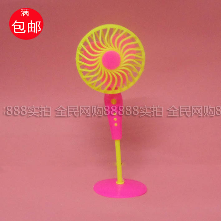 风扇摆件芭芘巴比洋娃娃女孩玩具