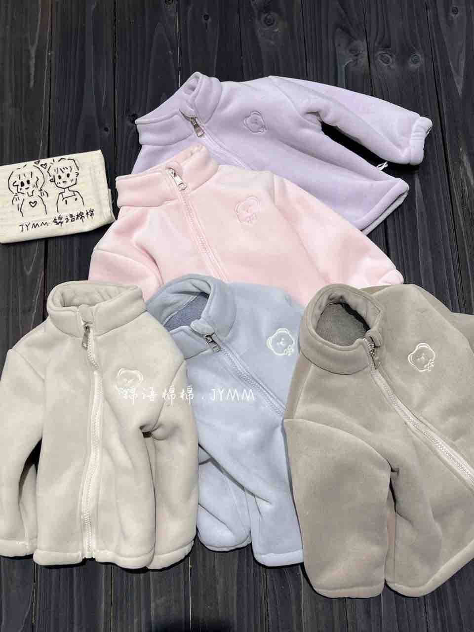 锦语秋冬宝宝羊驼绒外套保暖舒适