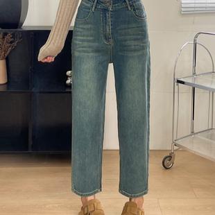 萝卜老爹裤 微胖MM不挑腿型宽松遮胯显瘦2024新款 女大码 哈伦牛仔裤