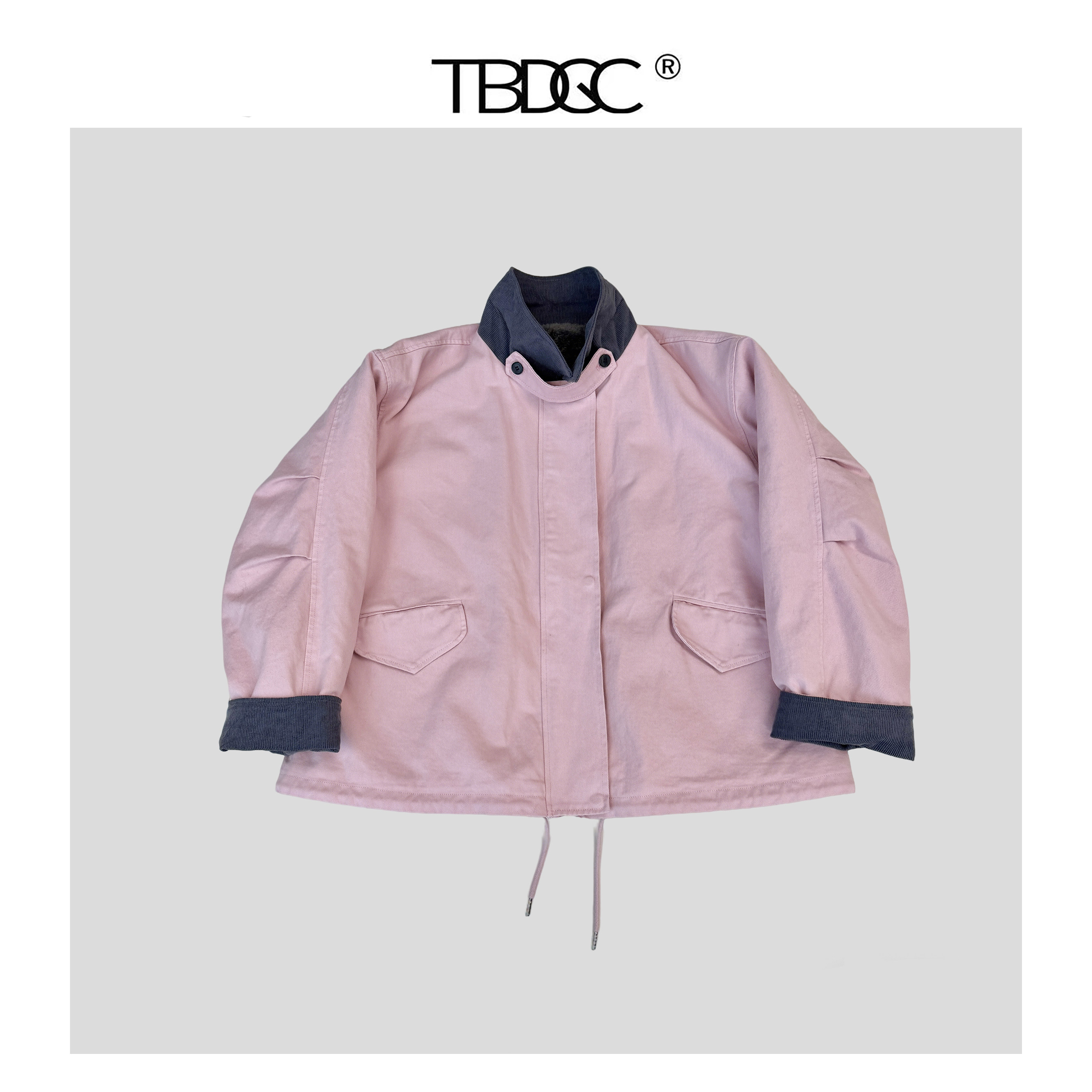 韩国设计师系列男女同款粉色加绒外套 宽松版型不臃肿,女装/女士精品,短外套,淘宝优惠券,粉丝福利购,淘宝优惠卷