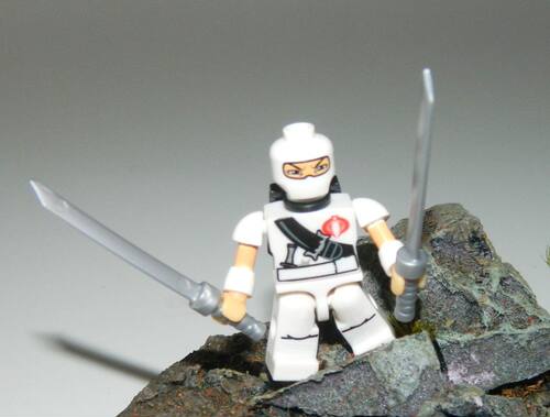 美单-原包装 暴风暗影忍者武士积木公仔