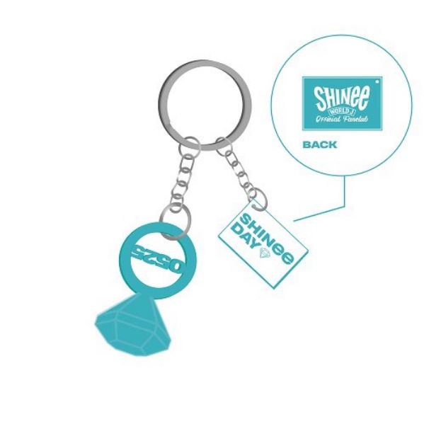 日韩天团 SHINEE 12周年纪念版 钥匙扣钥匙链 节庆用品/礼品 钥匙扣 原图主图