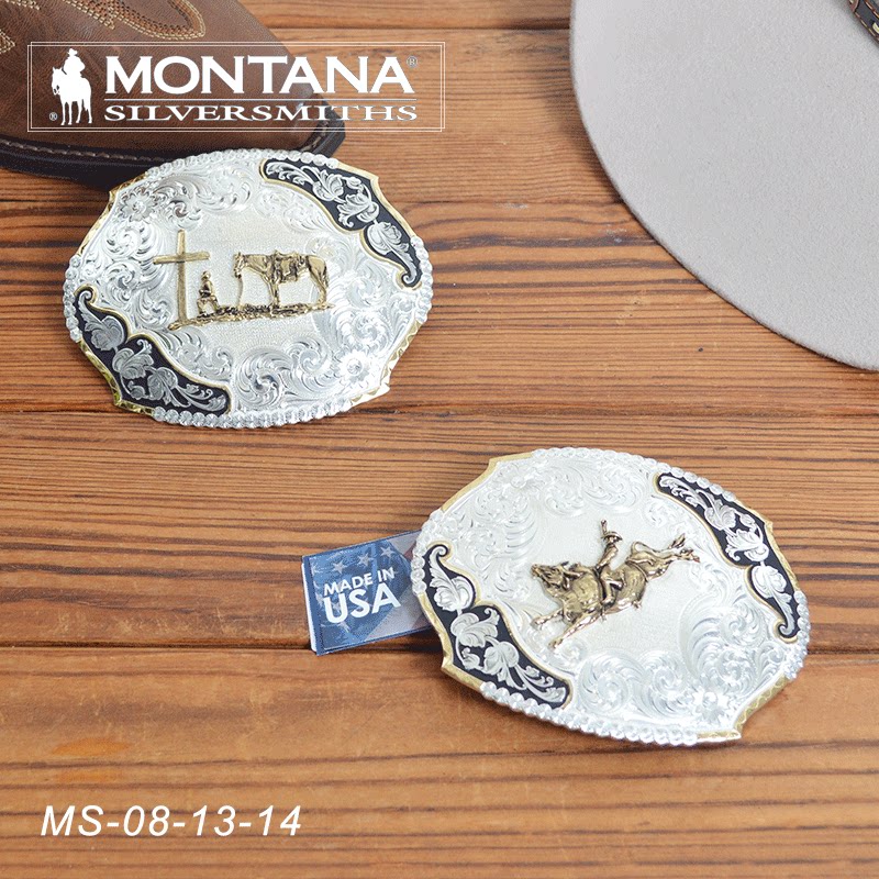 进口Montana美国西部牛仔腰带巴扣 皮带腰带巴扣