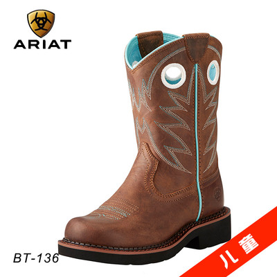 ARIAT美国西部牛仔靴儿童