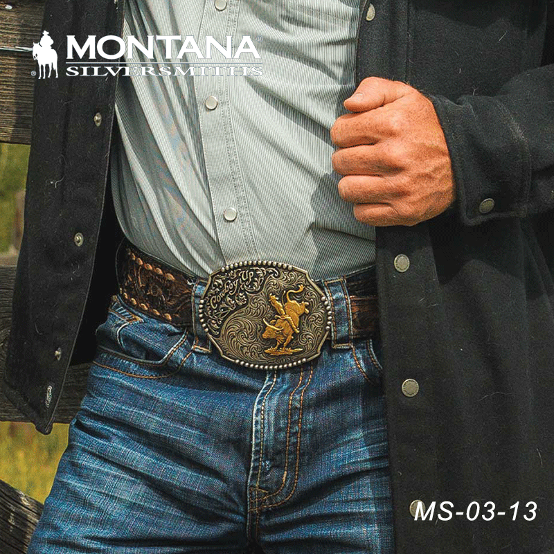 美国进口Montana蒙大拿西部腰带扣牛仔皮带巴扣牛仔腰带装饰