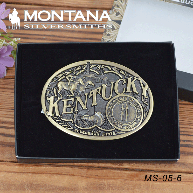 美国进口Montana蒙大拿西部腰带扣牛仔皮带巴扣腰带装饰扣