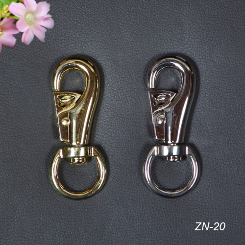马具金属小配件 圆底弹簧锁钩 龙头牵马绳挂钩 马术用品