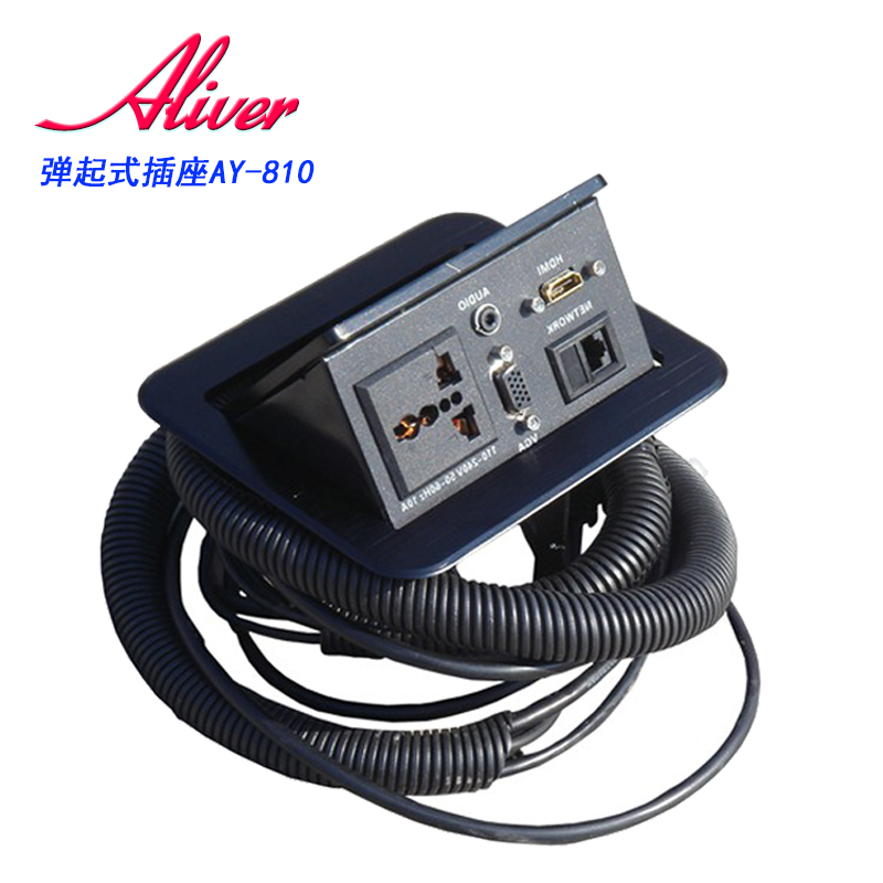 桌面插座 HDMI接口台面插座 信息盒 AY-810