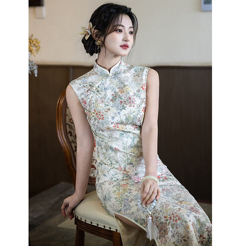长款显瘦优雅新品旗袍