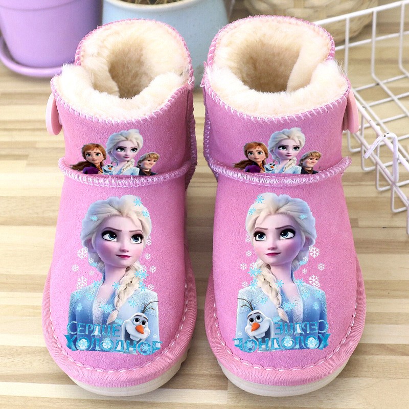 新款加绒儿童雪地靴冬季