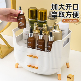 家用化妆品收纳盒轻奢高级感大容量防尘口红面膜护肤品收纳