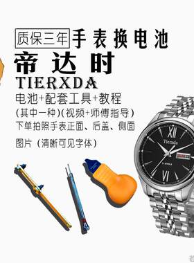 适用于帝达时TIERXDA男女士石英手表电池原装瑞士纽扣电子电磁