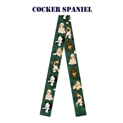 窄丝巾卡通宠物狗绕包绕耳机动物