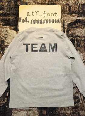 Mastermind World ST1-WORLD TEAM暗黑潮流骷髅男士全棉长袖T恤