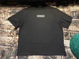 Undercover加厚短袖24简约小字母立体图标os宽松圆领百搭厚半袖t