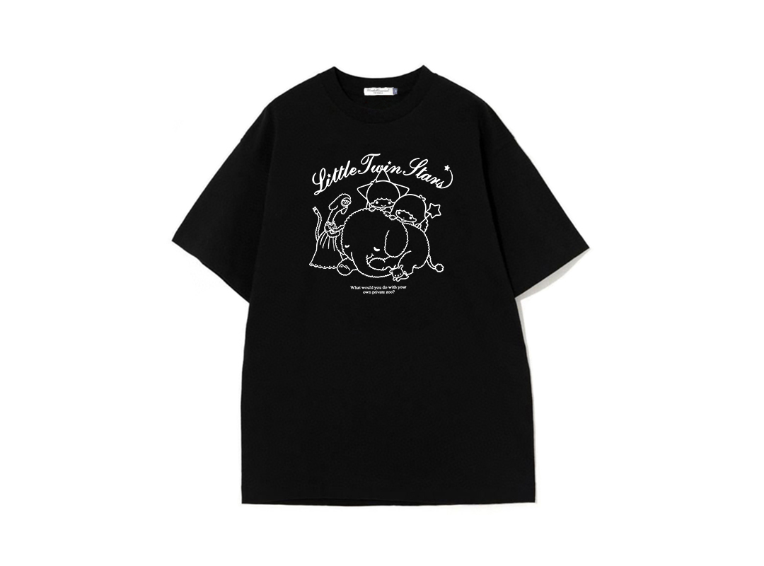 UNDERCOVER经典梦幻动物园圆领全棉汗衫街潮流 t恤UC短袖夏天TEE