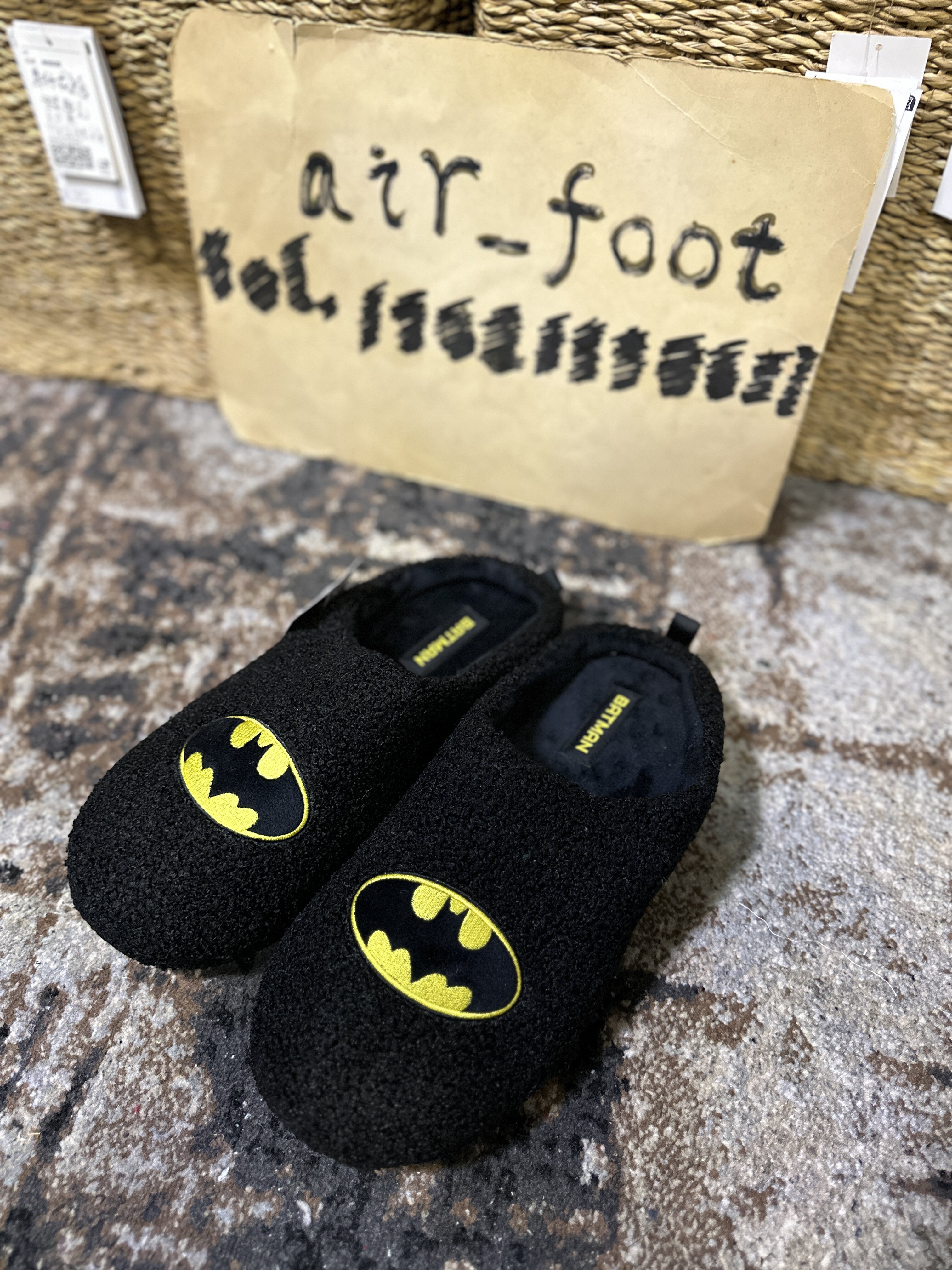 DC正版Batman蝙蝠侠毛绒拖鞋秋冬居家氛围感拉满
