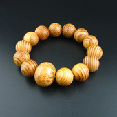 日本京都念珠百年老铺逸品手作屋久杉大天竺菩提手串 包邮