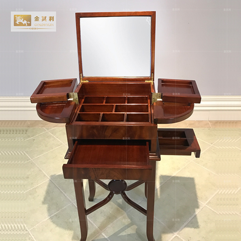 金其利家具亚历山大可折叠梳妆台英式别墅大宅mini款梳妆镜多暗格|ruв категории жилой мебели, Таблица класса, комод/стол - от Buy2taobao.com для оказания профессиональной услуги покупки агента Taobao