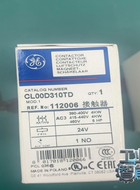 询价GE接触器CL00D310TD，波兰原装进口