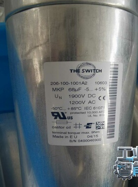 询价THESWITCH滤波电容，型号206-100-1001A