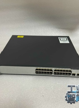 询价思科CiscoWS-C3750V2-24PS-S24口百