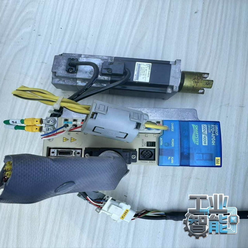 询价欧姆龙伺服驱动器R7D-AP04H电机R7M-A40030-