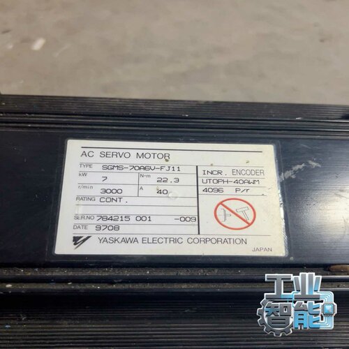 询价安川电机SGMS-70A6V-FJ117Kw有两台