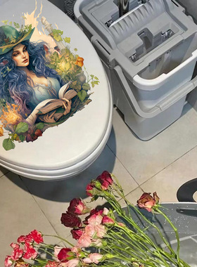 创意新品CH33701绿茵女神卧室床头书房背景墙面装饰自粘贴纸