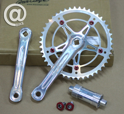 @BIKE FIXED GEAR 日本Gran Compe 46T牙盘套装 含BB 银