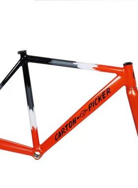 澳大利亚 Pizz Carton Picker frameset 橙色 单速场地 死飞车架