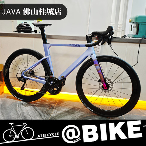 JAVA佳沃火6碳纤维公路车FUOCO-7120105油压碟刹自行车24速破风车