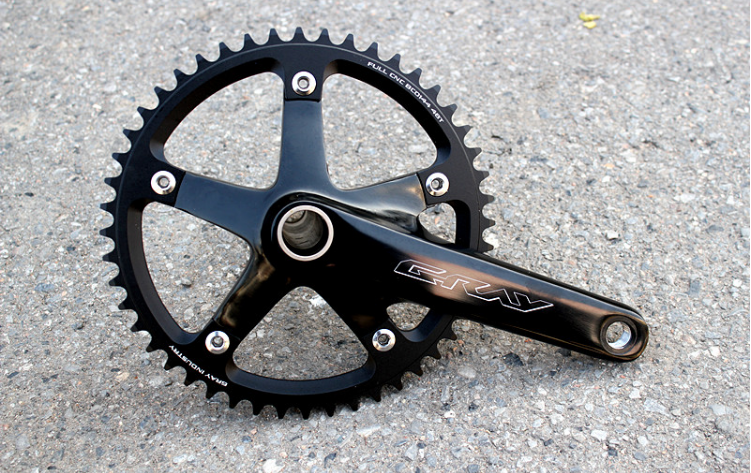@BIKE 正品行货 GRAY 单速死飞自行车一体中空 48T 牙盘 带BB